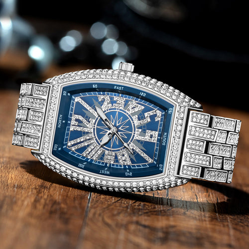 Iced Barrel Watch