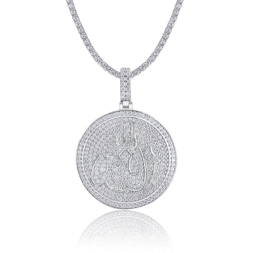 Snow Star Crown Pendant – S925 Moissanite