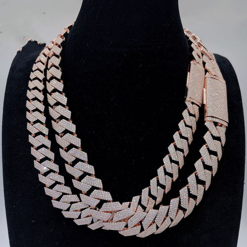 18mm Iced Cuban Link Chain