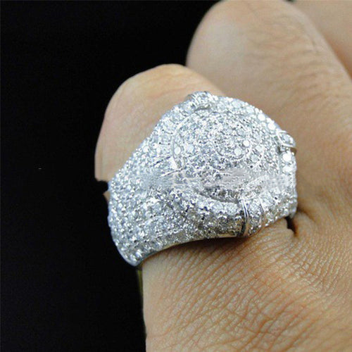 Men's Iced Statement Ring